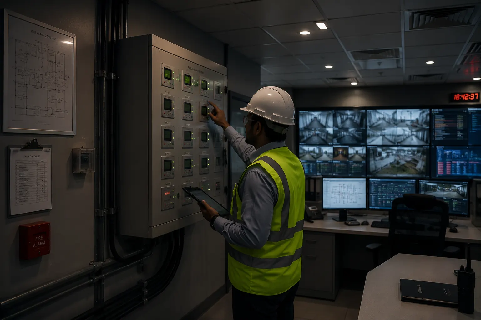 Building management and SCADA service illustration